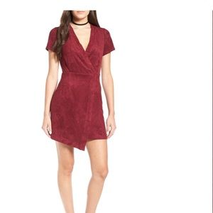 Storee Brand Nordstrom faux suede dress